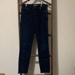 madewell mid rise stovepipe jeans
